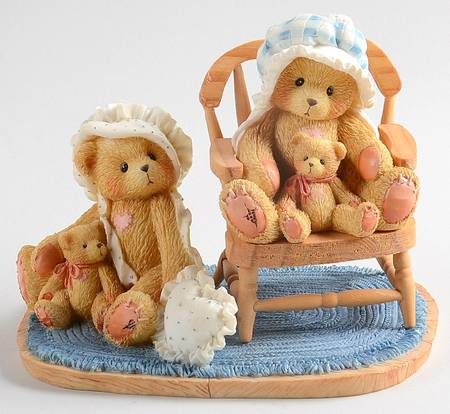 Cherished Teddies Priscilla & Greta-Our Hearts Belong - Boxed