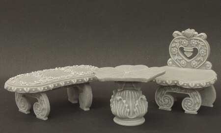 Blossoms of Friendship-Cherished Teddies Garden Furniture - With Box