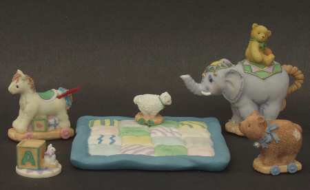 Cherished Teddies Mini Tea Set - With Box
