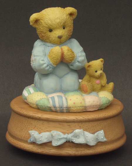Cherished Teddies Boy Praying Musical - Boxed