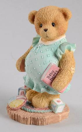 Family Cherished Teddies Anoxiousy Awaiting The Arrival - Boxed