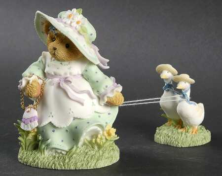 Cherished Teddies Rosalind With Geese - Boxed