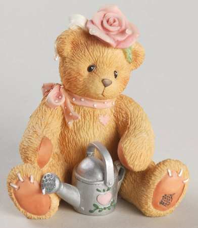 Blossoms of Friendship-Cherished Teddies Rose-Everything's Coming Up Roses - Boxed