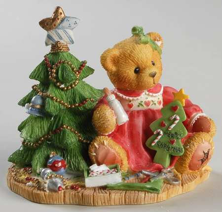 Cherished Teddies Lynn-A Handmade Holiday Wish - No Box