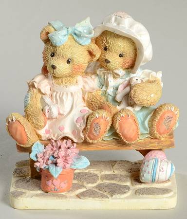 Cherished Teddies Tracie And Nicole-Side By Side With Frie - No Box