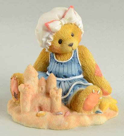 By the Sea-Cherished Teddies Sandy-There's Room In My Sand Castle - Boxed