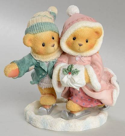 Cherished Teddies Keith & Deborah-Holidays Are Twice As Ic - With Box Bx343