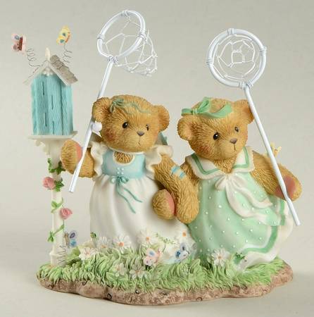 Cherished Teddies Farrah & Annabel-You'Ve Caught My Heart - Boxed