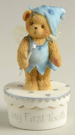 Cherished Teddies Tooth Fairy-Covered Box - With Box Bx381