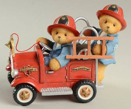 Teddies in Motion Dustin & Austin- Hold On For The Ride Of - Boxed