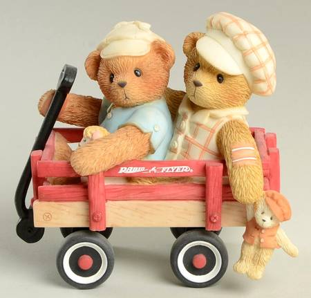 Cherished Teddies Booker & Fletcher-Together, Wherever - No Box
