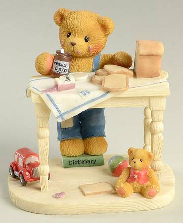 Childhood Memories-Cherished Teddies Fred-You're The Best Thing Since Sliced - Boxed