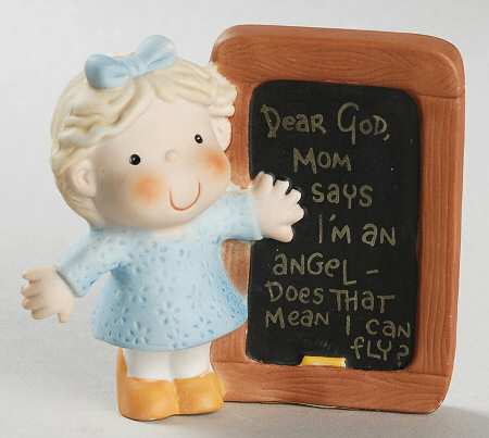 Dear God Kids Girl-Mom Says I'm An Angel - Boxed
