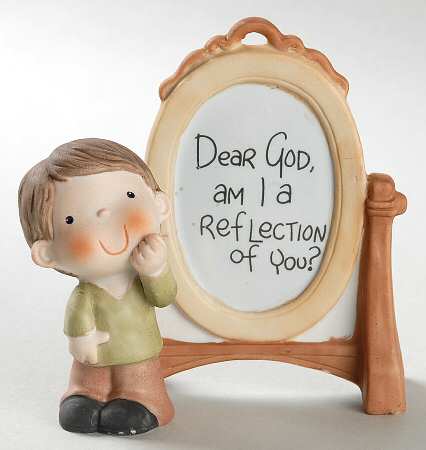 Dear God Kids Boy-Am I A Reflection Of You? - With Box