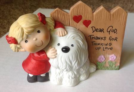 Dear God Kids Girl-Thanks For Thinking Up Love - Boxed