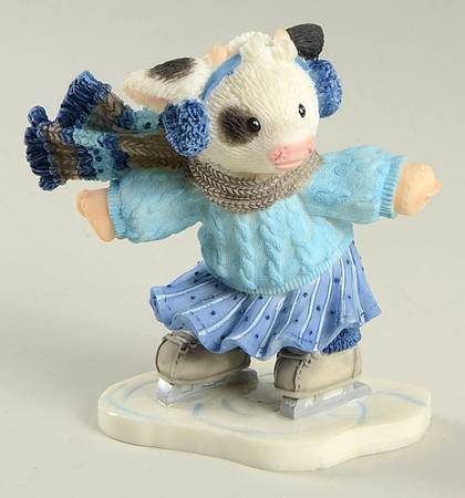 Mary's Moo Moos Skating Into Moos Heart - No Box
