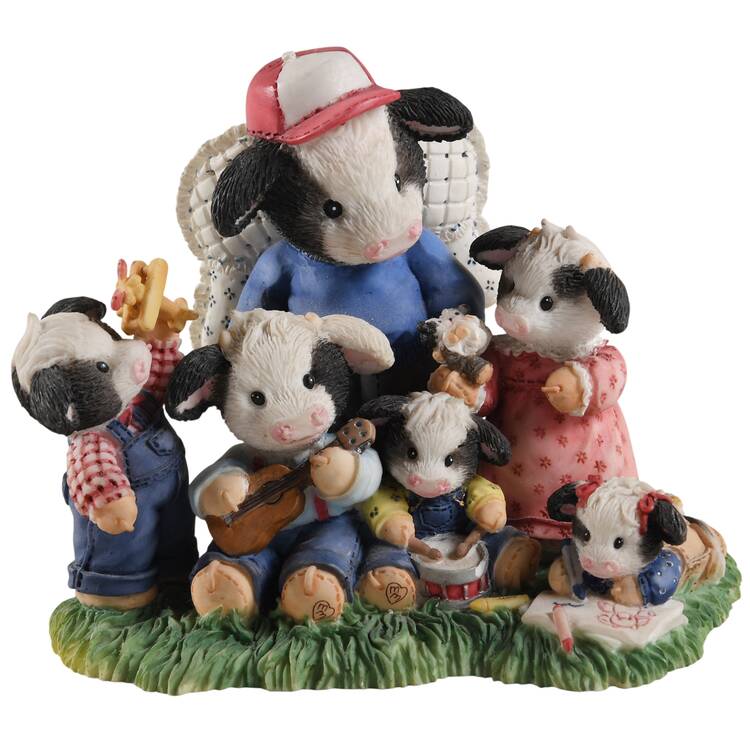 Mary's Moo Moos Watching Over Moo-Now & For Heifer - Boxed