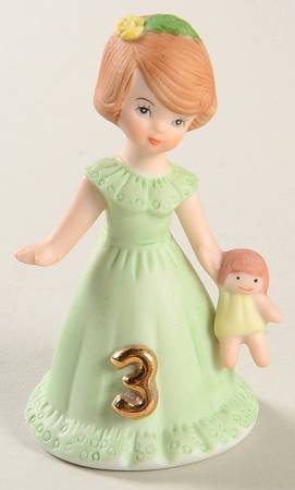 Growing Up Girls 3rd Birthday-Brunette - Boxed