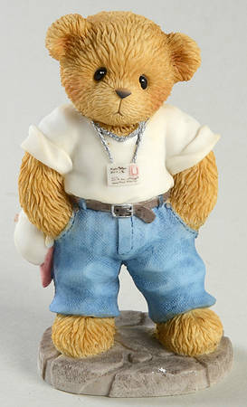 Cherished Teddies Collector Club Figures Giacomo-Jake Bearcino The Strong - Boxed