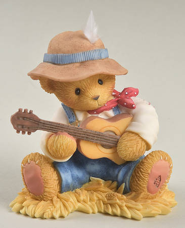 Cherished Teddies Collector Club Figures Jesse, With You I'Ll Never Sing The Coun - Boxed