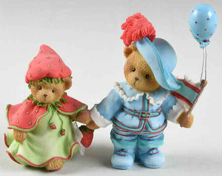 Cherished Teddies Collector Club Figures Bill & Linda - With Box 108