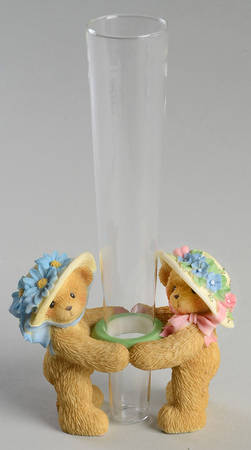 Cherished Teddies Collector Club Figures Club Exclusive Vase - No Box