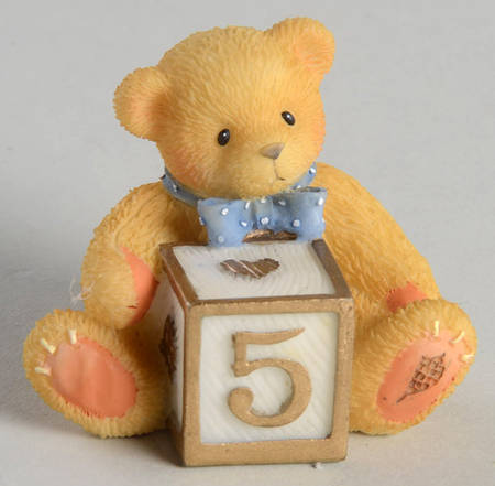 Cherished Teddies Collector Club Figures 5th Anniversary Mini Figurine - No Box
