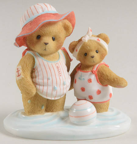 Cherished Teddies Collector Club Figures Jean & Christi  - Boxed