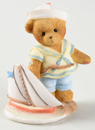 Cherished Teddies Collector Club Figures Aaron-2007 Club Exclusive - Boxed