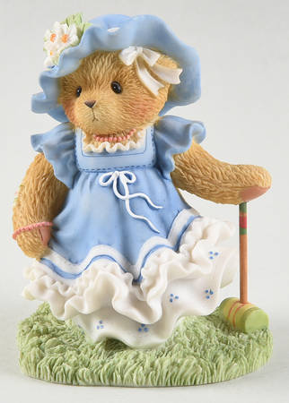 Cherished Teddies Collector Club Figures Vivienne-An Adorable Majorette Who Has  - Boxed
