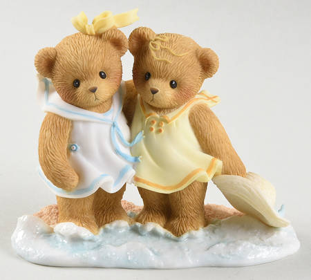 Cherished Teddies Collector Club Figures 2007 Paulina & Maria - Boxed