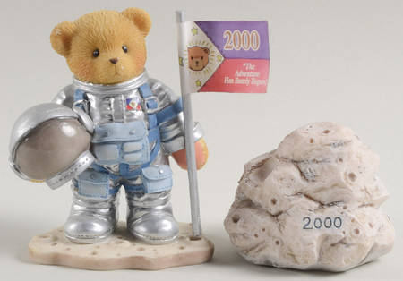 Cherished Teddies Collector Club Figures Neil-One Small Step For Love-One Giant - Boxed