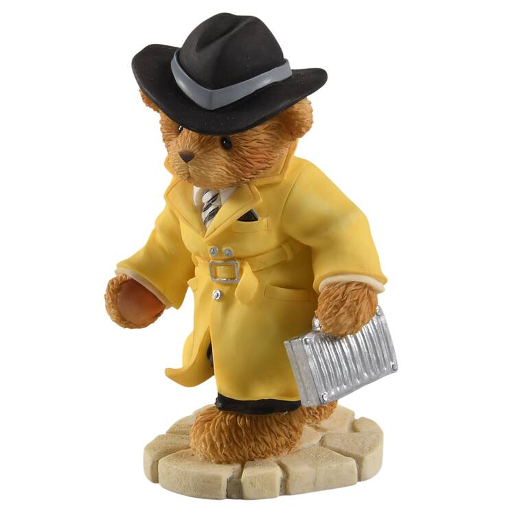 Cherished Teddies Collector Club Figures James Bear-Yellow Jacket - Boxed