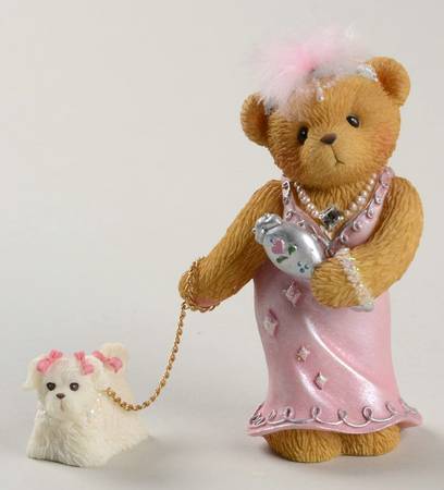 Cherished Teddies Collector Club Figures Julia Bearon As Gloria Growlette - Boxed