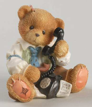 Cherished Teddies Collector Club Figures R. Harrison Hartford-Red Pencil - Boxed
