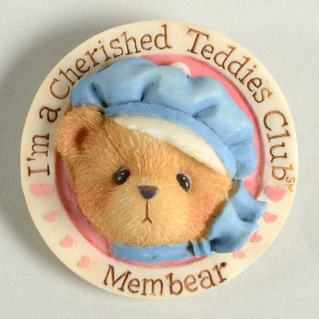 Cherished Teddies Collector Club Figures Club Membearship Pin - No Box