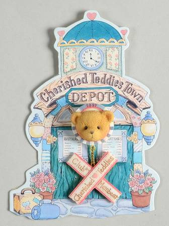 Cherished Teddies Collector Club Figures Club Membearship Pin - No Box