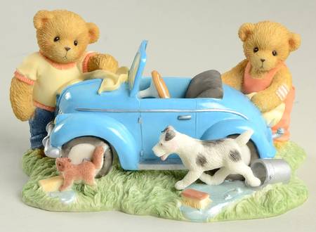 Cherished Teddies Collector Club Figures Tommy & Eddie - Boxed
