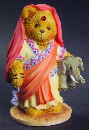 Across the Seas-Cherished Teddies Rajul-India - Boxed