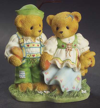 Happily Ever After-Cherised Teddies Harvey And Gigi-Finding The Path To Your - Boxed