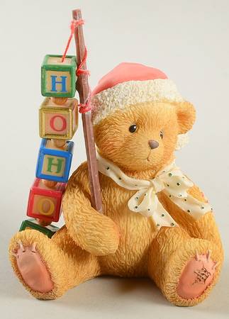Holiday Dangling Blocks-Cherised Teddies Holden-Catchin The Holiday Spirit - Boxed