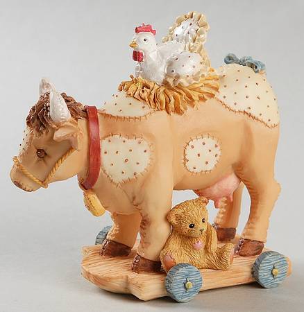 Cherished Teddies Nativity Cow-That's What Friends Are For - Boxed
