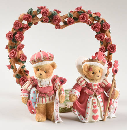Sweet Heart Ball King & Queen Of Hearts Set Of 3 - Boxed