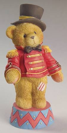 Circus Tent-Cherished Teddies Bruno-Step Right Up And Smile - With Box