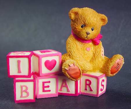 Love Letters-Cherised Teddies I Love Bears - Boxed