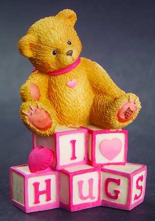 Love Letters-Cherised Teddies I Love Hugs - Boxed