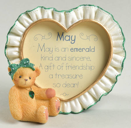 Birthstone Photoframes-Cherished Teddies May - Boxed