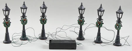 Santa Express Lamppost Lights - Boxed