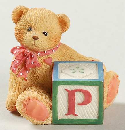T Is for Teddies P Block - With Box