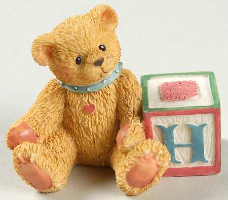 T Is for Teddies H Block - Boxed